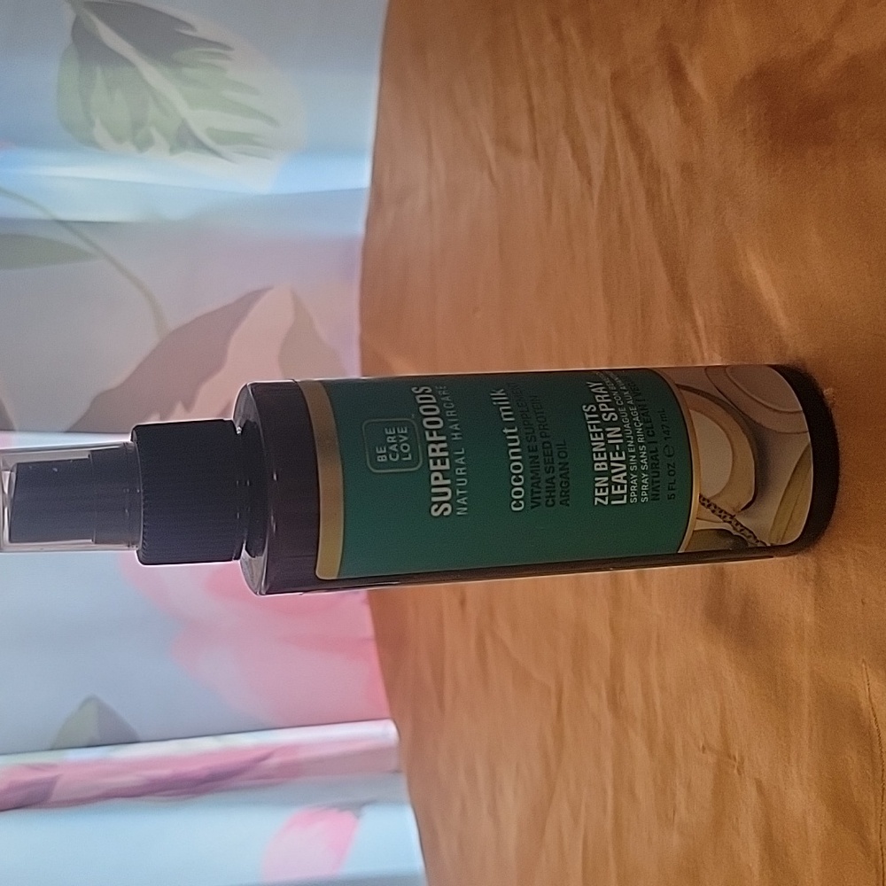 NEW Be Care Love Zen Benefits Leave-In Spray with Coconut Milk